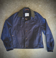 Load image into Gallery viewer, Roscoe Jacket - Navy Canvas, Flecked Corduroy Collar
