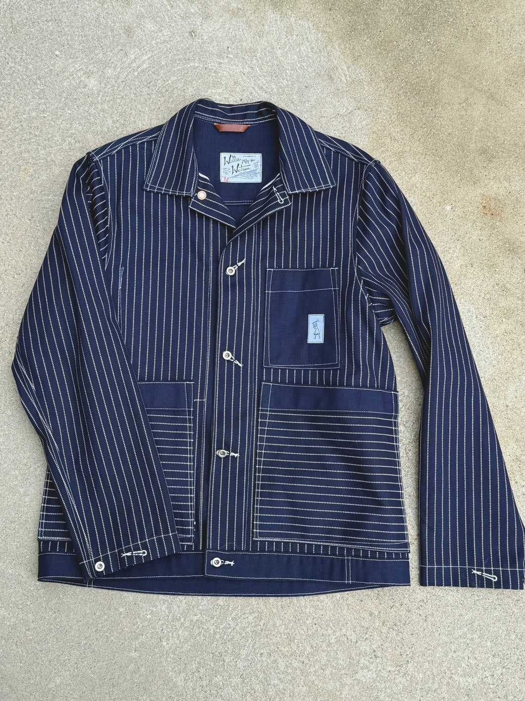Scra Jacket Scrap Jacket in “Wabash” stripe – Willie Watson Mfg. Co.