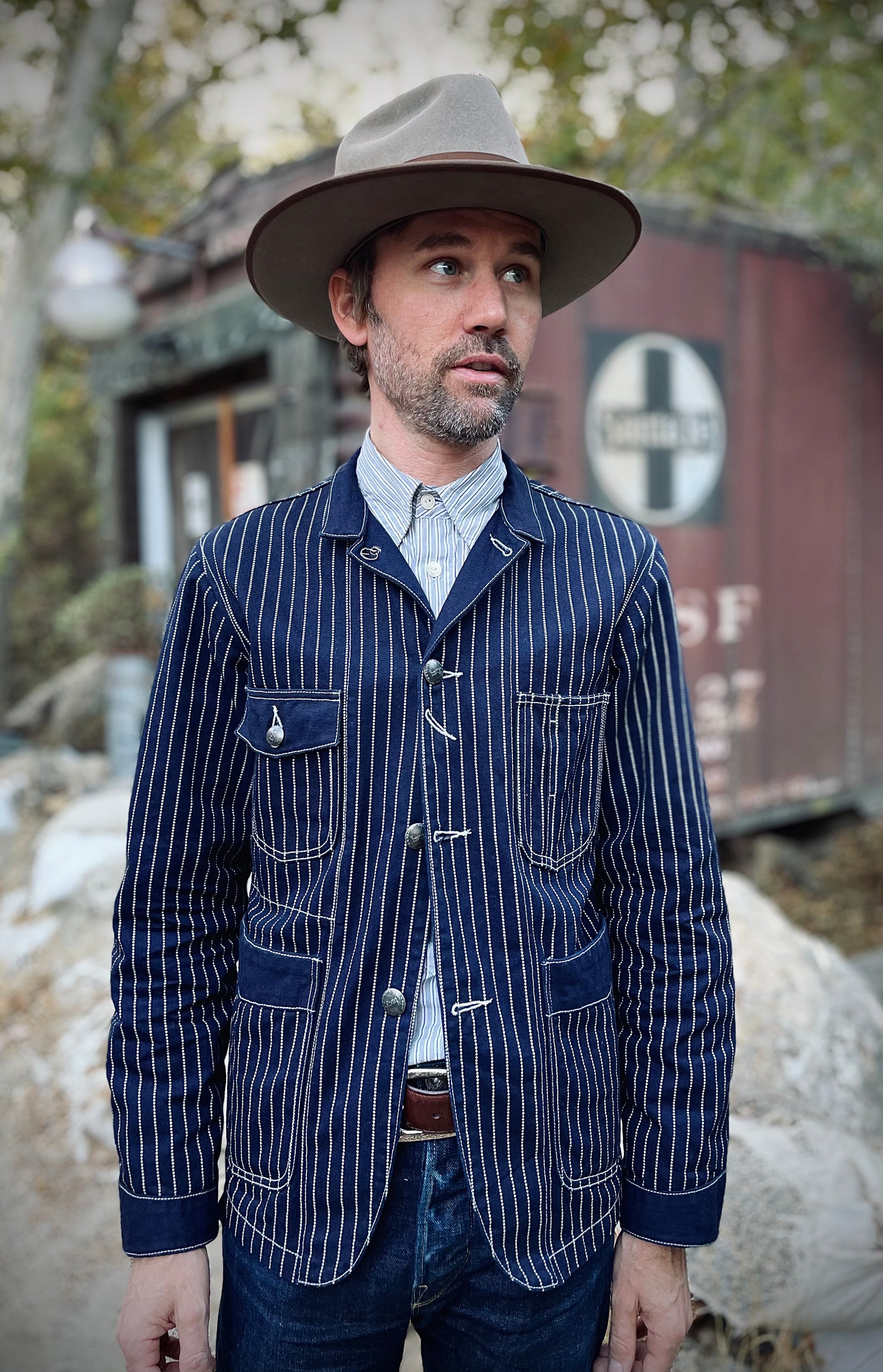 【美品】RRL Wabash Stripeレイルマン カバーオールM image_927a884d-102b-45d5-9284-